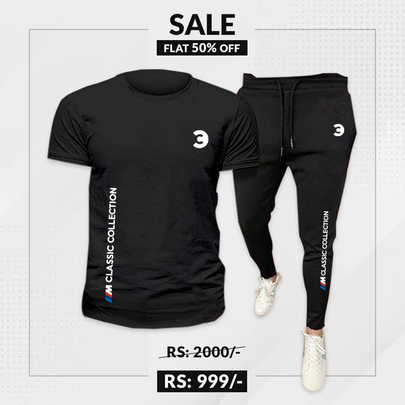 Premium Tracksuit Set (T-Shirt + Trouser)