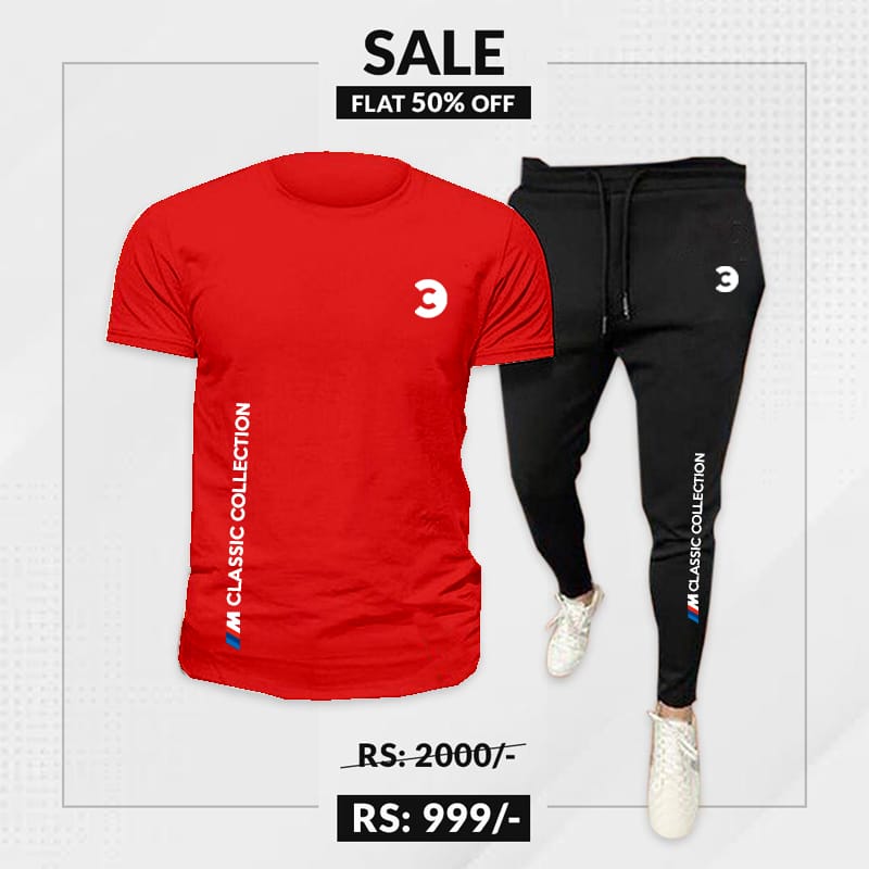 Premium Tracksuit Set (T-Shirt + Trouser)