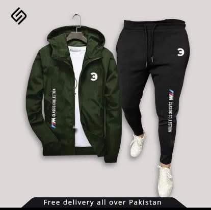 Premium Winter 3-Piece Tracksuit (Hoodie + Trouser + T-Shirt)