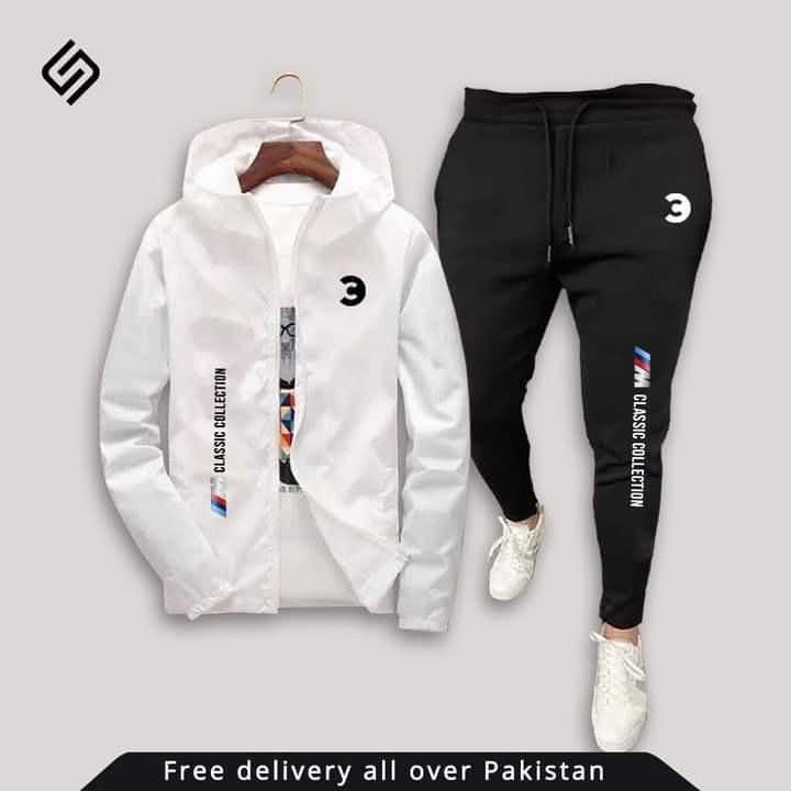 Premium Winter 3-Piece Tracksuit (Hoodie + Trouser + T-Shirt)