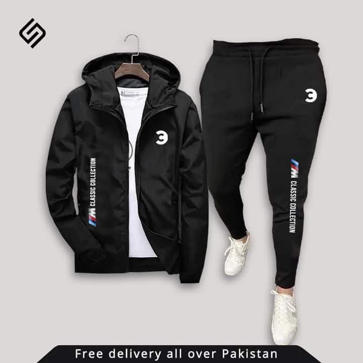 Premium Winter 3-Piece Tracksuit (Hoodie + Trouser + T-Shirt)